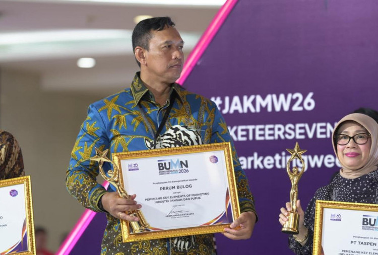 BULOG Raih Penghargaan BUMN Entrepreneurial Marketing Awards di Jakarta Marketing Week 2026