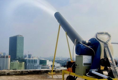 Tekan Polusi Udara Jakarta, Kantor Pusat PLN Pakai Mist Generator Buatan BRIN