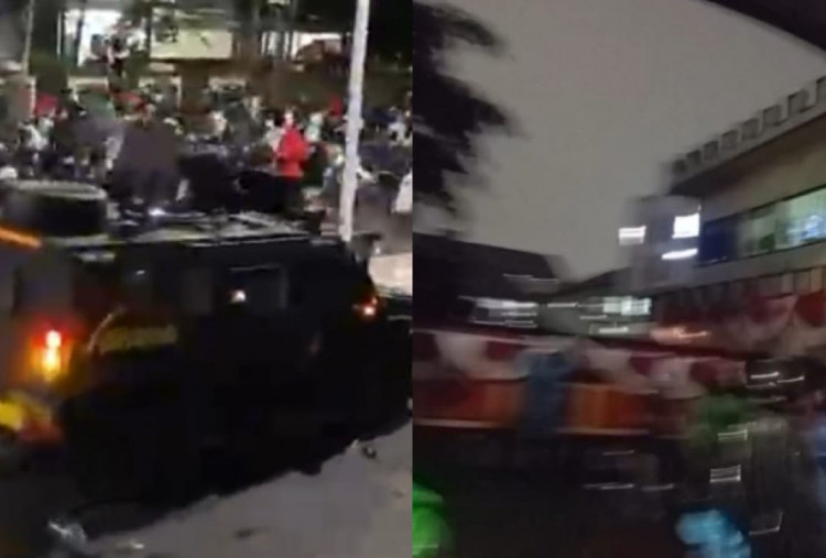 Driver Ojol Tewas Terlindas Rantis Brimob, Ratusan Rekan Geruduk Mako Brimob Kwitang
