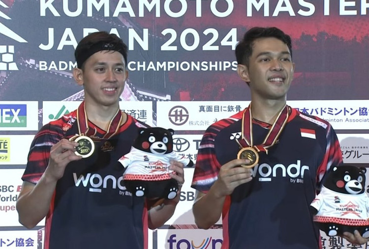 Fajar/Rian Sabet Medali Emas Final Kumamoto Masters 2024, Sukses Libas Jepang