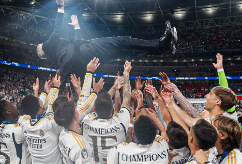 Carlo Ancelotti Ingin Tidur Pulas Usai Real Madrid Juara Piala Champions, Kedatangan Kylian Mbappe Diumumkan Senen