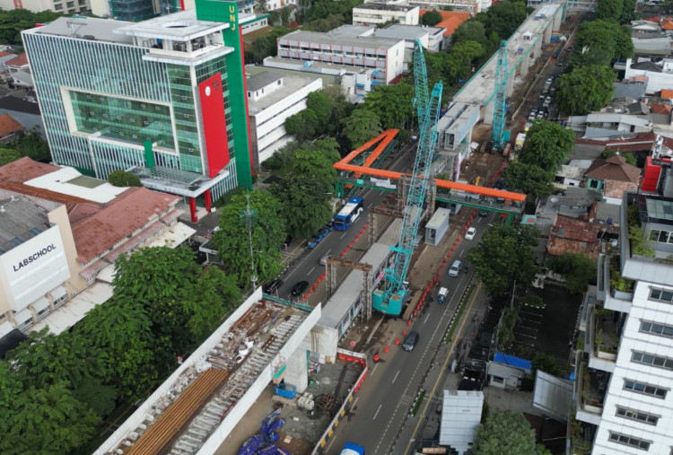 Progres Pembangunan LRT Jakarta Fase 1B Capai 42,3 Persen, Target Rampung 2026