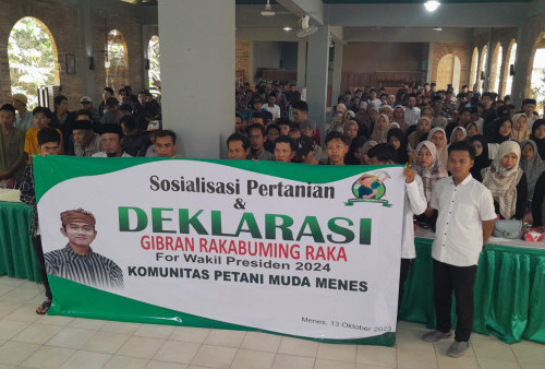 Komunitas Petani Muda Deklarasikan Gibran Jadi Cawapres 2024