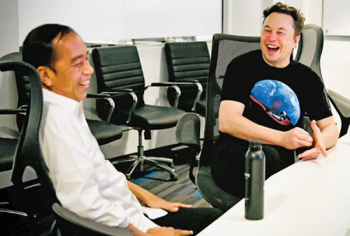 Terungkap Harga Kaos Oblong Elon Musk saat Temui Jokowi, Ternyata Salah Satu Merchandise SpaceX Lho