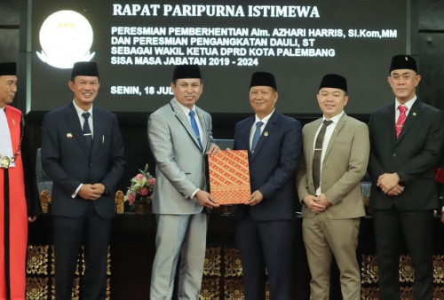 Dauli Resmi Menjabat Wakil Ketua DPRD Palembang 