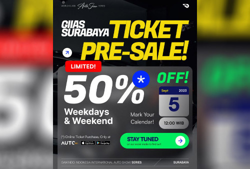 Jangan Sampai Kehabisan! Tiket Presale GIIAS Surabaya 2023 Bisa Dibeli Mulai Besok, 5 September 2023