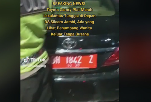 Mobil Dinas DPRD Jambi Tabrakan Bawa Penumpang Tanpa Busana, Ini Identitas Pelakunya