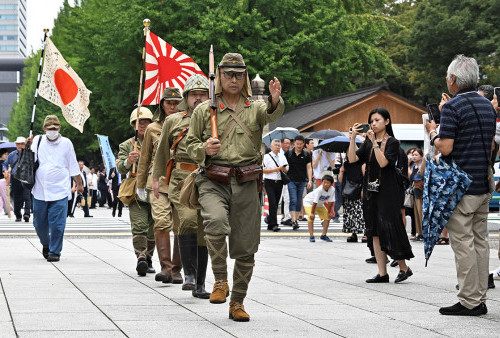 Peringatan 78 Tahun Menyerahnya Jepang pada Sekutu, Tak Singgung Kekejaman Nippon