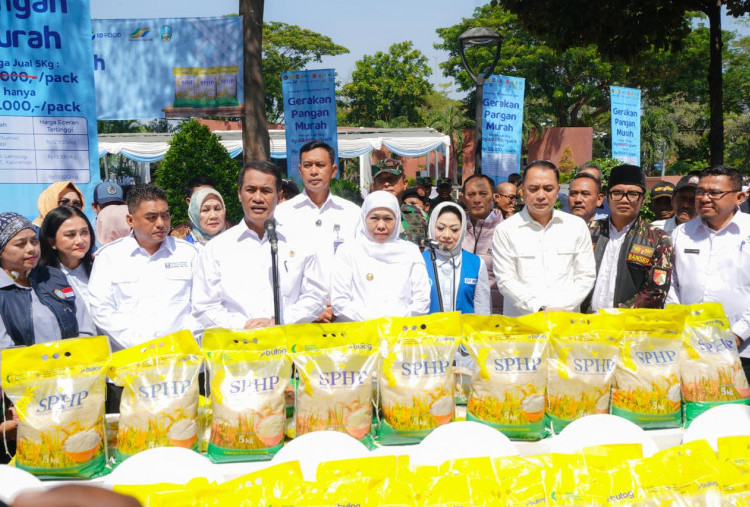 Pemerintah Gelontorkan 2.400 Ton Beras SPHP untuk GMP di Jawa Timur 