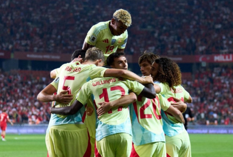 Perkasa! Turkiye vs Spanyol 0-6, Mikel Merino Cetak Hat-trick Perdana di Timnas