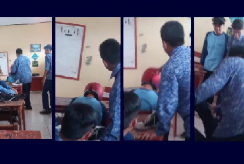 Cek Video Ini, Siswa SMP Baiturrahman Bandung Jatuh Pingsan Usai Kepala Ditendang
