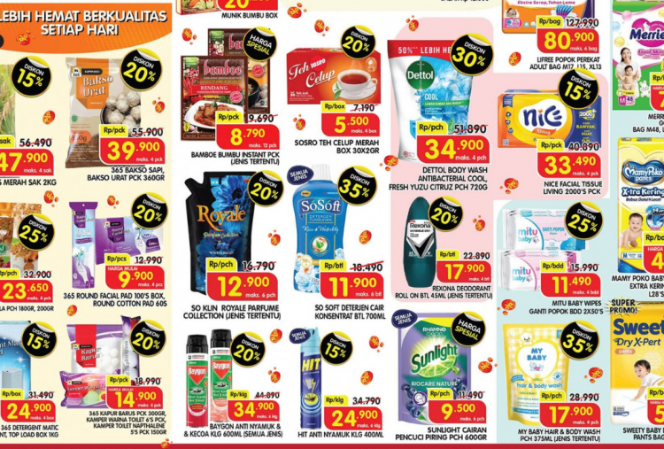 Promo Superindo Hari Ini Terbaru 4 Oktober 2026, Diskon Deterjen Mulai Rp11 Ribuan