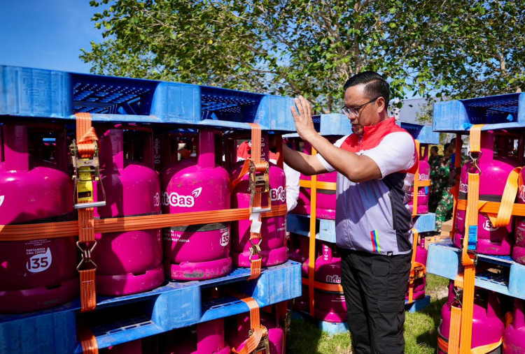 Gerak Cepat Pertamina Pasok LPG ke Daerah Bener Meriah Pakai Metode Sling Load