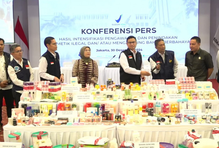 Kosmetik Ilegal Berbahaya Senilai Rp8,91 Miliar Dibongkar BPOM, Waspada Kandungannya