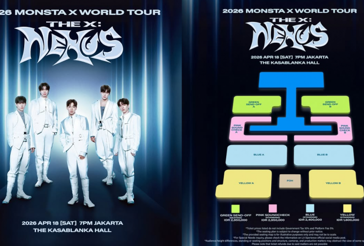 Harga Tiket Konser MONSTA X di Jakarta 2026 Dijual Mulai Rp1,6 juta, Cek Cara Belinya di Sini