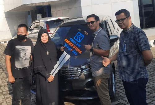 Selamat, Nasabah BRI Asal Desa Muara Maung Dapat Mobil New Ertiga Undian Simpedes