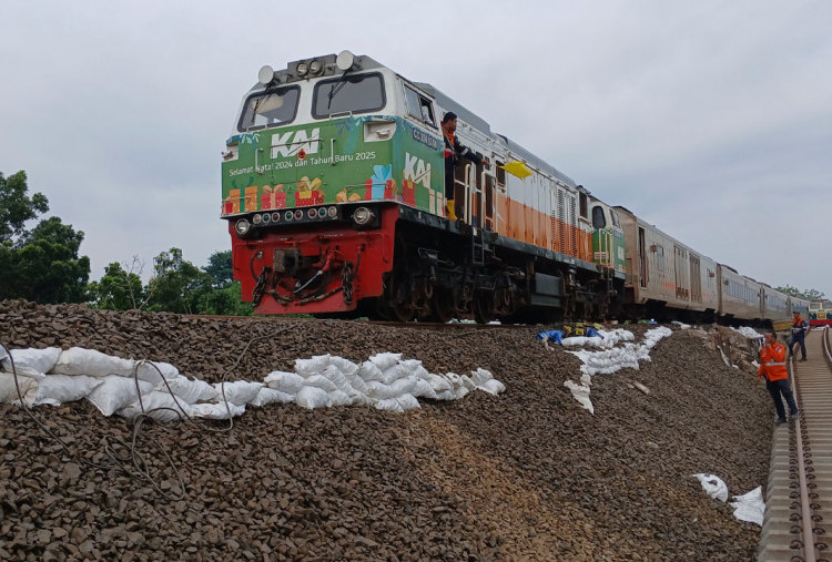 Pasca Banjir, Jalur Kereta Api Gubug-Karangjati Grobongan Sudah Bisa Dilalui  