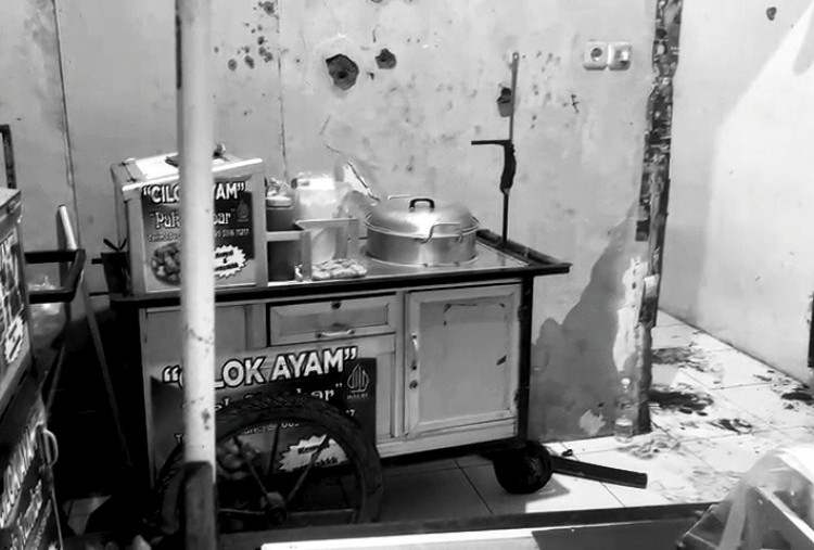 Menegangkan, Dua Pedagang Cilok Sempat Duel Sebelum Ditemukan Berlumur Darah