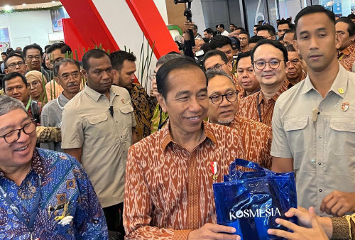 Hadiri TEI 2024, Jokowi Dukung Produk Lokal Termasuk Kecantikan Bersaing di Pasar Global