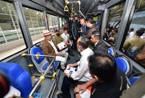 Menyusul Surabaya, 8  Bus Listrik INKA Beroperasi di Bandung