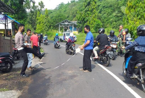 Kronologi Dua Sepeda Motor Terlibat Adu Banteng di Kota Banjar, Korban Luka   