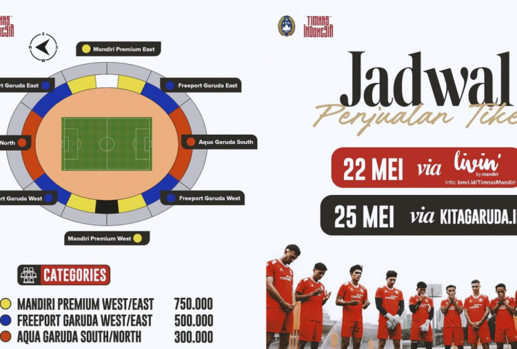 Harga dan Cara Beli Tiket FIFA Matchday Juni 2026, Mulai Rp300 Ribu, Penjualan Dibuka 22 Mei