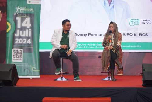 Senam Dahlan Iskan dan Talk Show Orthopaedi Ramaikan Awarding STA 2024 Hari Pertama 