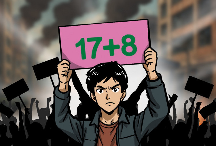 Tuntutan 17+8
