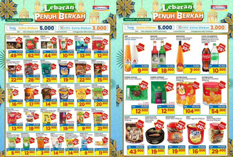Promo Indomaret Spesial Hari Raya Idul Fitri 2026 Terbaru, Ada Diskon Coca Cola, Sprite, Fanta Cuma Rp10 Ribu