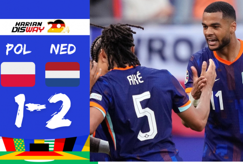 Polandia vs Belanda 1-2: Wout Weghorst Selamatkan Muka Singa Belanda