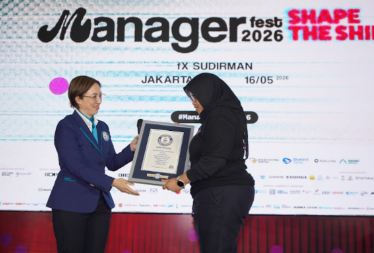 Manager Fest 2026 Pecahkan Rekor Dunia Guinness, Kumpulkan Kartu Nama Terbanyak dalam 8 Jam