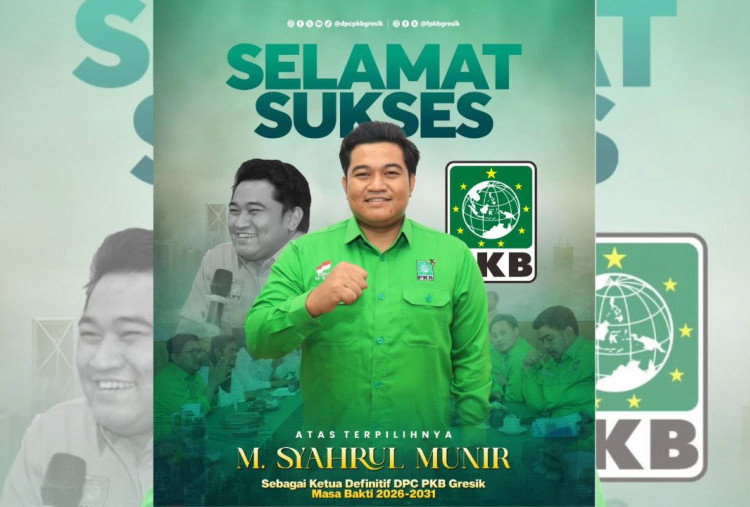 Sah! Ketua DPRD Gresik Syahrul Munir Pimpin DPC PKB Periode 2026–2031