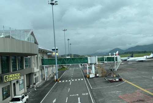 Bandara Sam Ratulangi Masih Ditutup Dampak Abu Vulkanik Gunung Ruang 