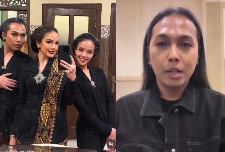 Sosok Rahadian Saputra Pria Pakai Kebaya Ikut Kirab 1 Suro, Kini Klarifikasi dan Minta Maaf