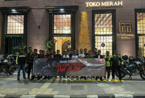 Wahana Ajak Komunitas Honda CB150X Touring Jelajah Dua Alam di Jakarta
