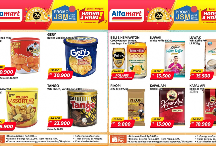 Promo JSM Alfamart Terbaru 19-21 Desember 2025, Jelang Natal Biskuit Khong Guan Rp60 Ribuan!