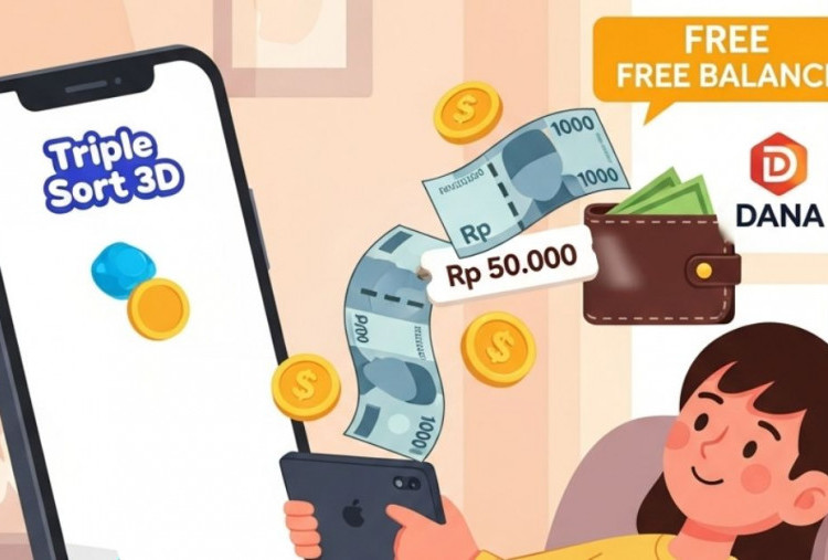 Main Game Dapat Saldo DANA Gratis Rp 50 Ribu dari Triple Sort 3D, Bisa Sambil Ngopi!