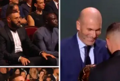 Senyuman Manis Zinedine Zidane Usai Karim Benzema Raih Gelar Ballon d'Or 2022