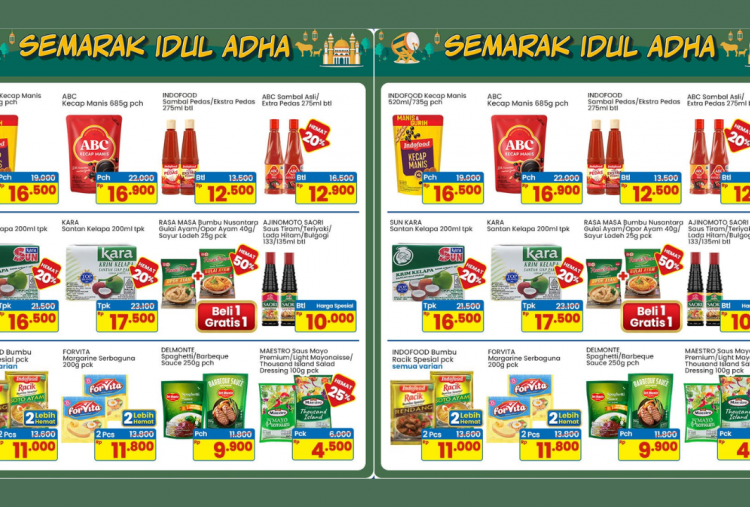 Promo JSM Indomaret Terbaru 22-24 Mei 2026, Semarak Idul Adha Kecap Manis Indofood-ABC Cuma Rp16 Ribu 