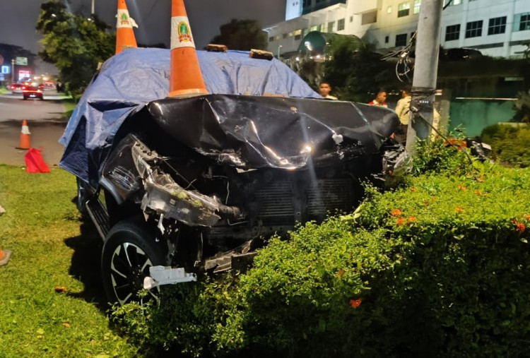 Fortuner Tabrak PCX dan Aerox di PIK, Dua Orang Tewas