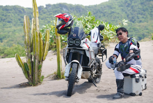 Youk Tanzil Jadi Brand Ambassador Ducati Indonesia, Langsung Geber Motor Baru Ducati DesertzX