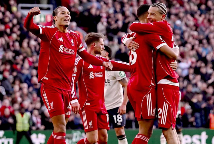 Liverpool vs West Ham 5-2: Drama Tujuh Gol, The Reds Tembus Peringkat Kelima