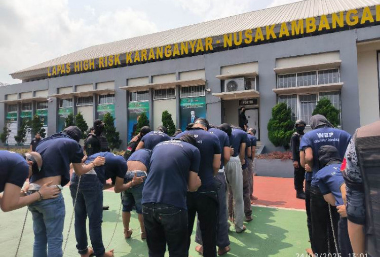 196 Warga Binaan High Risk Dipindah ke Nusakambangan