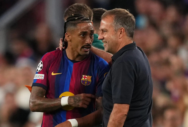 Barcelona Tanpa Raphinha Jelang Lawan Galatasaray, Hansi Flick Ogah Ambil Resiko