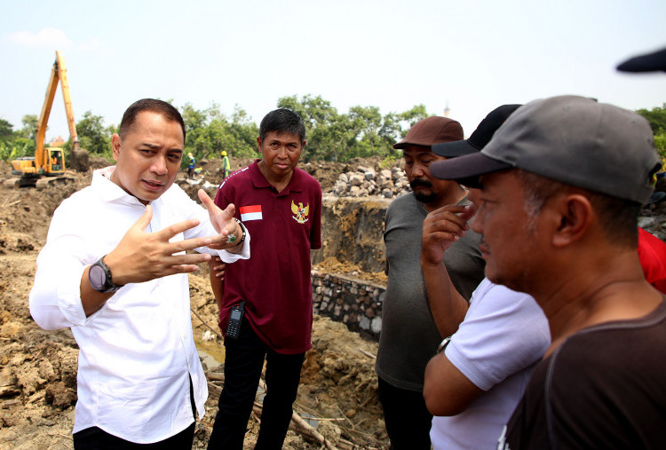 Proyek Penanganan Banjir Surabaya Berlanjut hingga 2026, Eri: Sampai Tak Ada Genangan