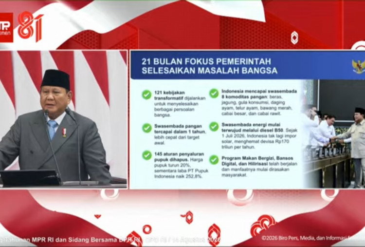 Prabowo Klaim 121 Kebijakan Transformatif Dijalankan dalam 663 Hari Pemerintahan