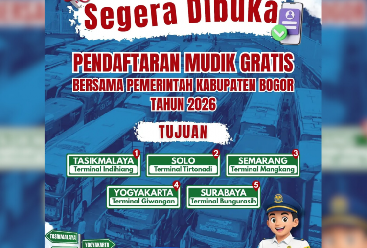 Mudik Gratis 2026 Kabupaten Bogor: Cek Rute dan Syarat yang Berlaku