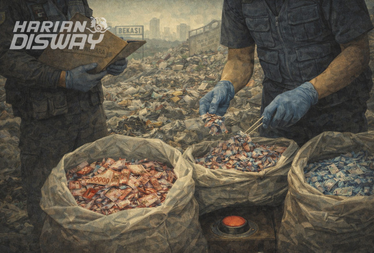 Heboh Temuan 21 Karung Cacahan Uang di Bekasi: Prosesnya Berentet