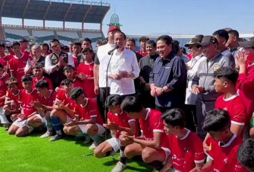 Seleksi Tim U17 Dipantau Langsung Presiden Jokowi di Stadion Si Jalak Harupat Bandung