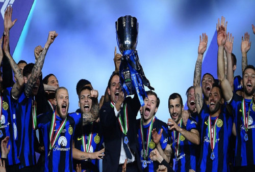 Final Piala Super Italia: Gol Tunggal Lautaro Martinez ke Gawang Napoli Buat Inter Milan Juara